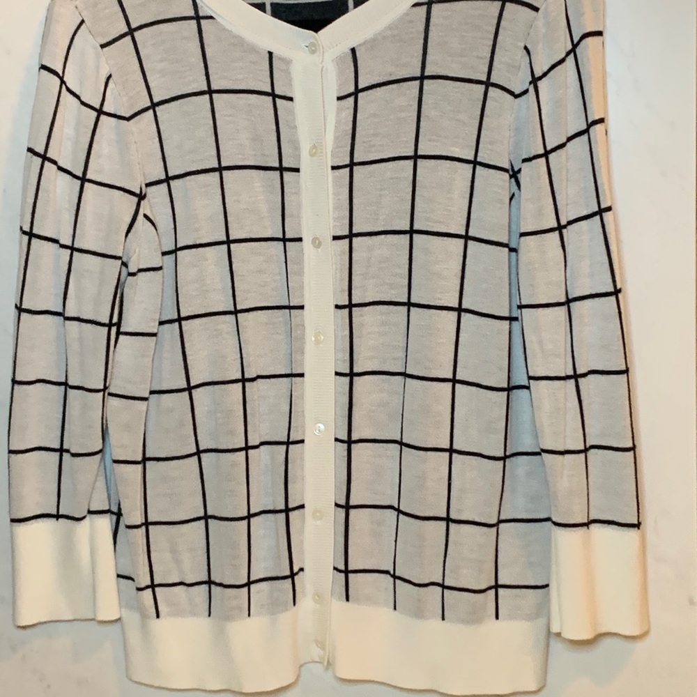 Plaid Cardigan